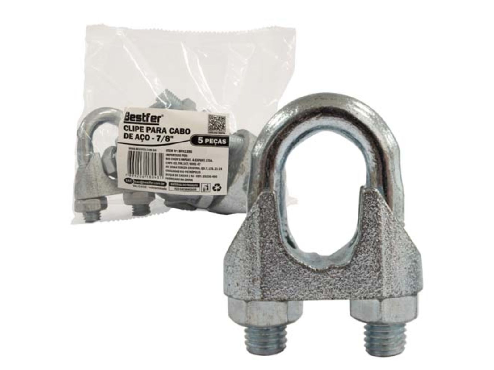 CLIPS BESTFER PARA CABO DE ACO 7/8 PCT C5