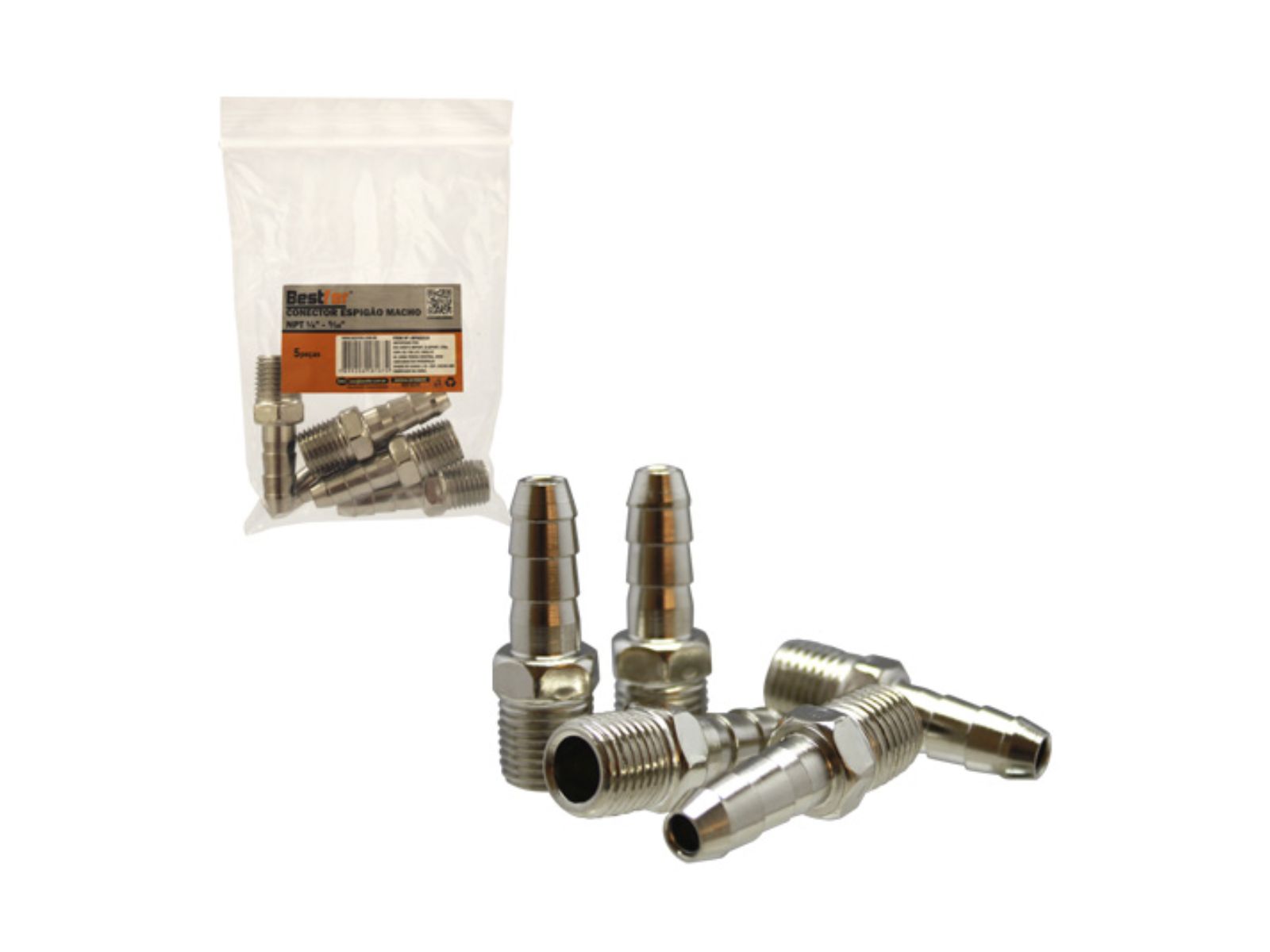 ESPIGAO MACHO BESTFER 5/16 X 1/4 PCT C/5