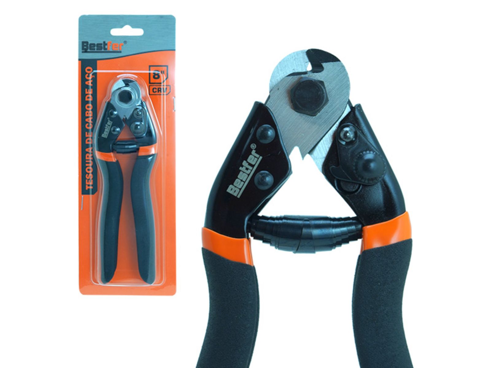 TESOURA P/CABO DE AÇO BESTFER 8'' BFH3696