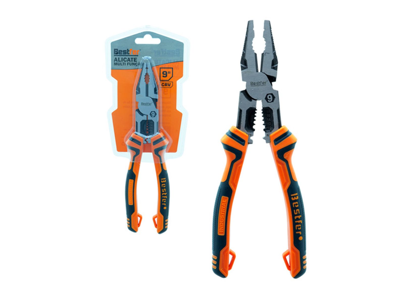 ALICATE UNIVERSAL MULTI FUNÇÃO 9” BESTFER BFH3690