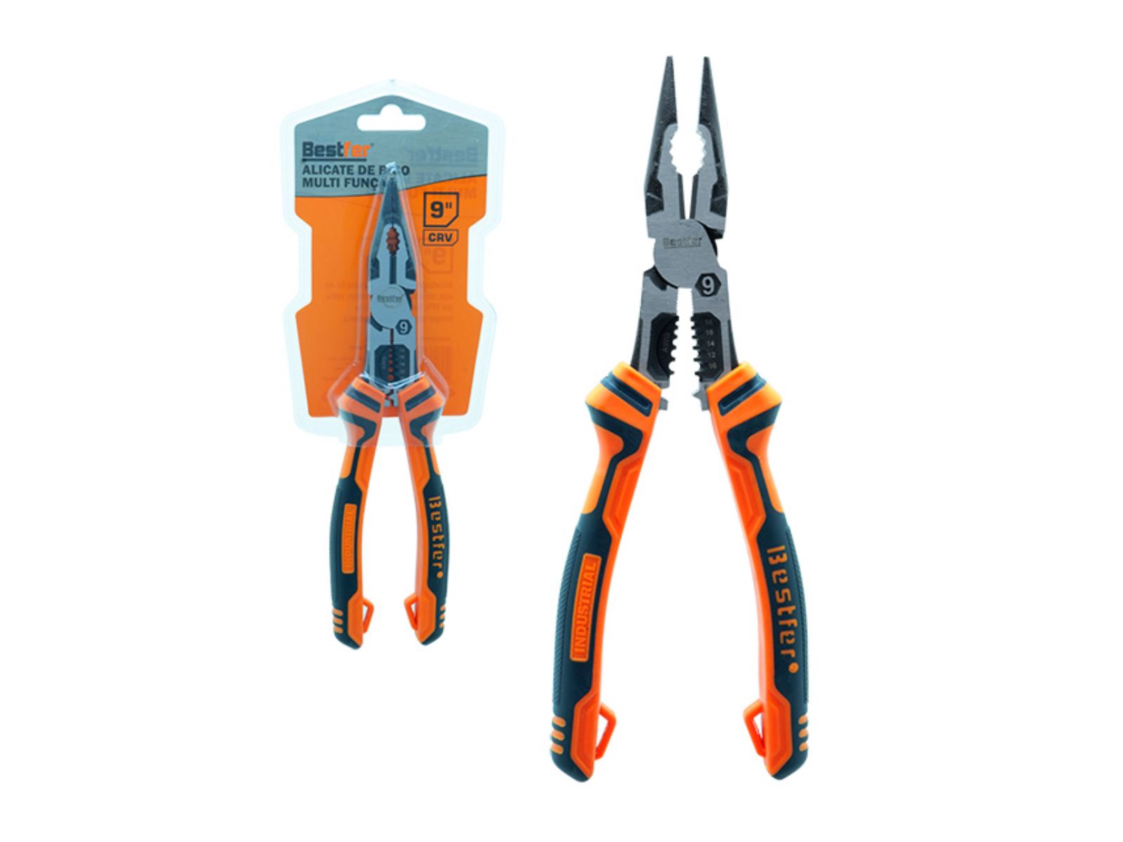 ALICATE DE BICO MULTI FUNÇÃO 9” BESTFER BFH3691