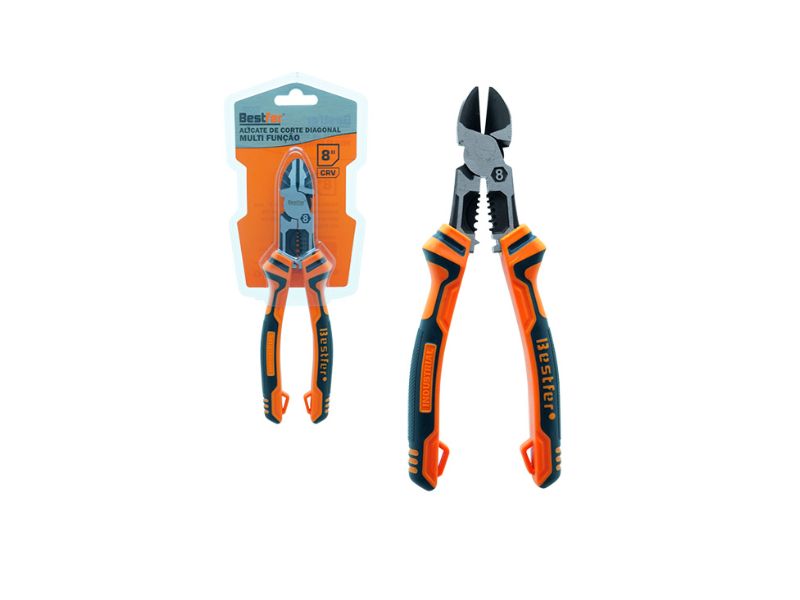ALICATE CORTE DIAGONAL MULTIFUNÇÃO 8” BESTFER BFH3692