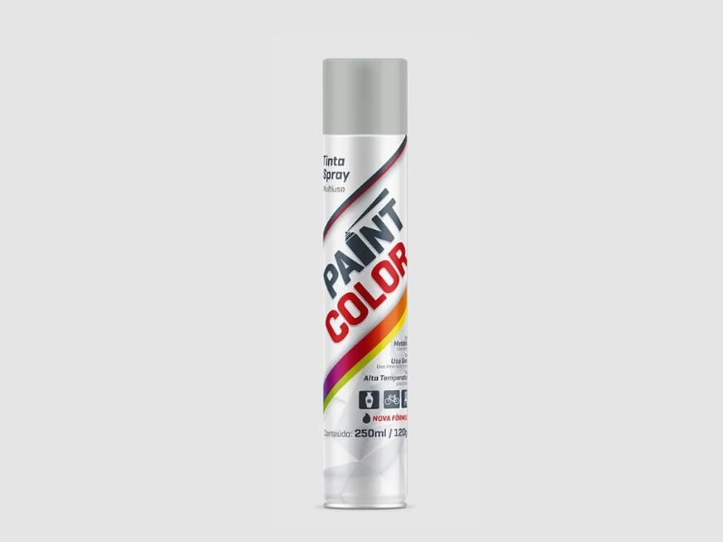 TINTA SPRAY PAINT COLOR ALTA TEMPERATURA 400ML BRANCA FOSCA