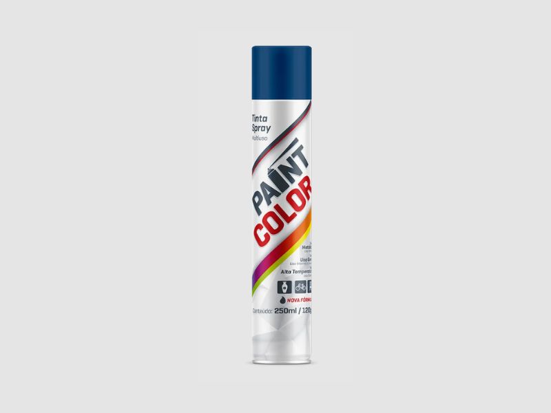 TINTA SPRAY PAINT COLOR  USO GERAL 400ML AZUL ESCURO