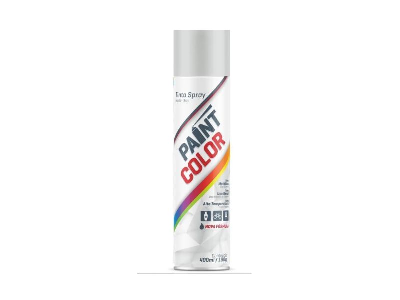 TINTA SPRAY PAINT COLOR  USO GERAL 400ML BRANCO BRILHANTE