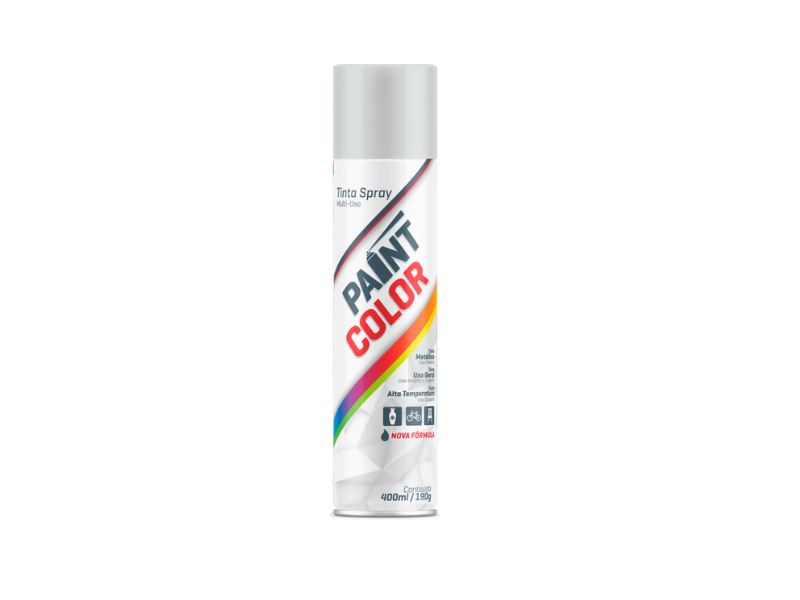 TINTA SPRAY PAINT COLOR  USO GERAL 400ML  BRANCO FOSCO