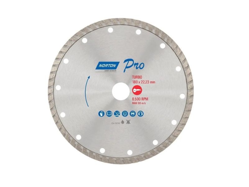 DISCO DIAMANTADO CLASSIC NORTON TURBO 110X 22,23 MM