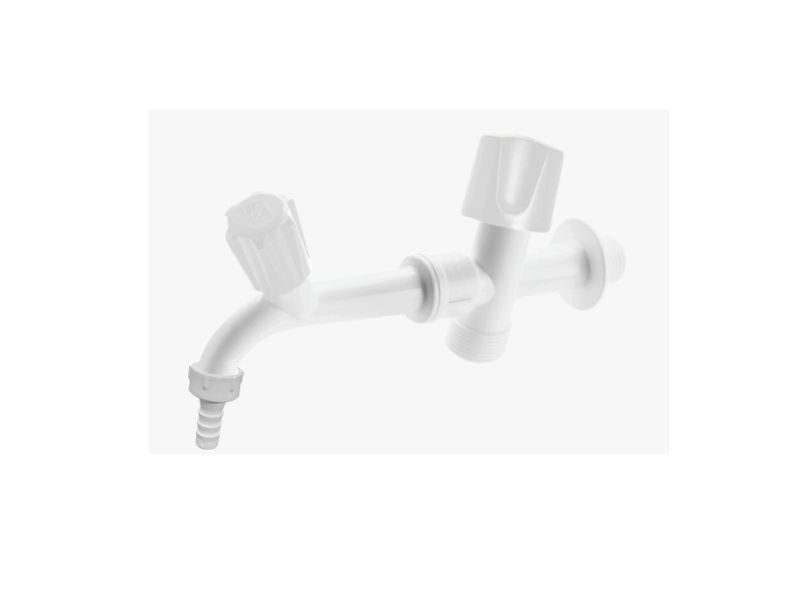 TORNEIRA BRANCA PARA LAVATORIO 1/2 COM VOLANTE BRANCO REBOUCAS