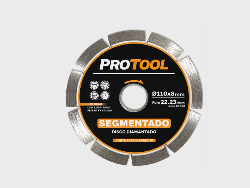 DISCO DIAMANTADO PROTOOL SECO SEGMENTADO 110MM