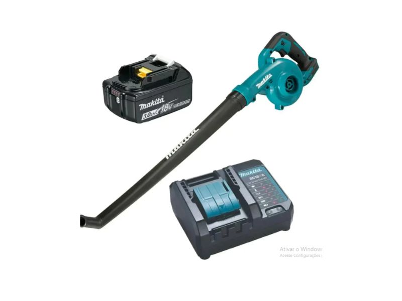 SOPRADOR MAKITA DUB186Z COM BATERIA E CARREGADOR