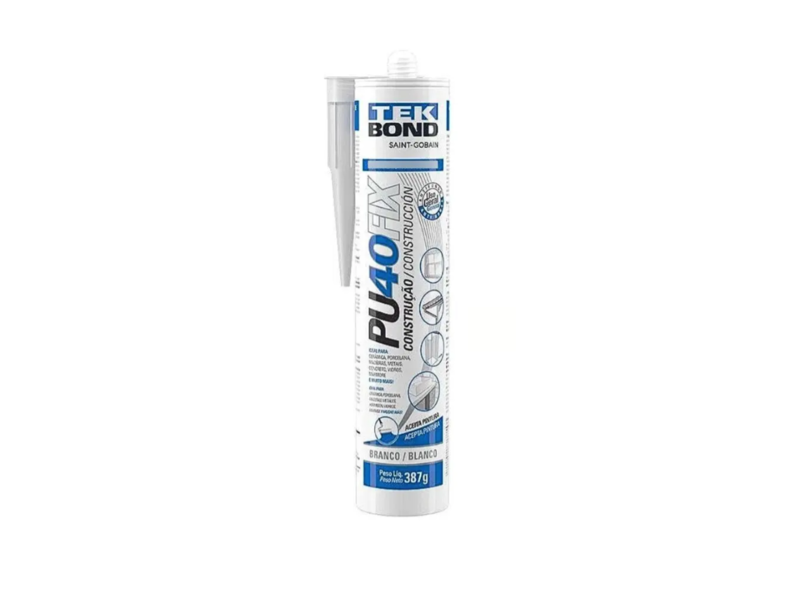 SELANTE PU-40 FIX BRANCO TEKBOND 387GR/280ML
