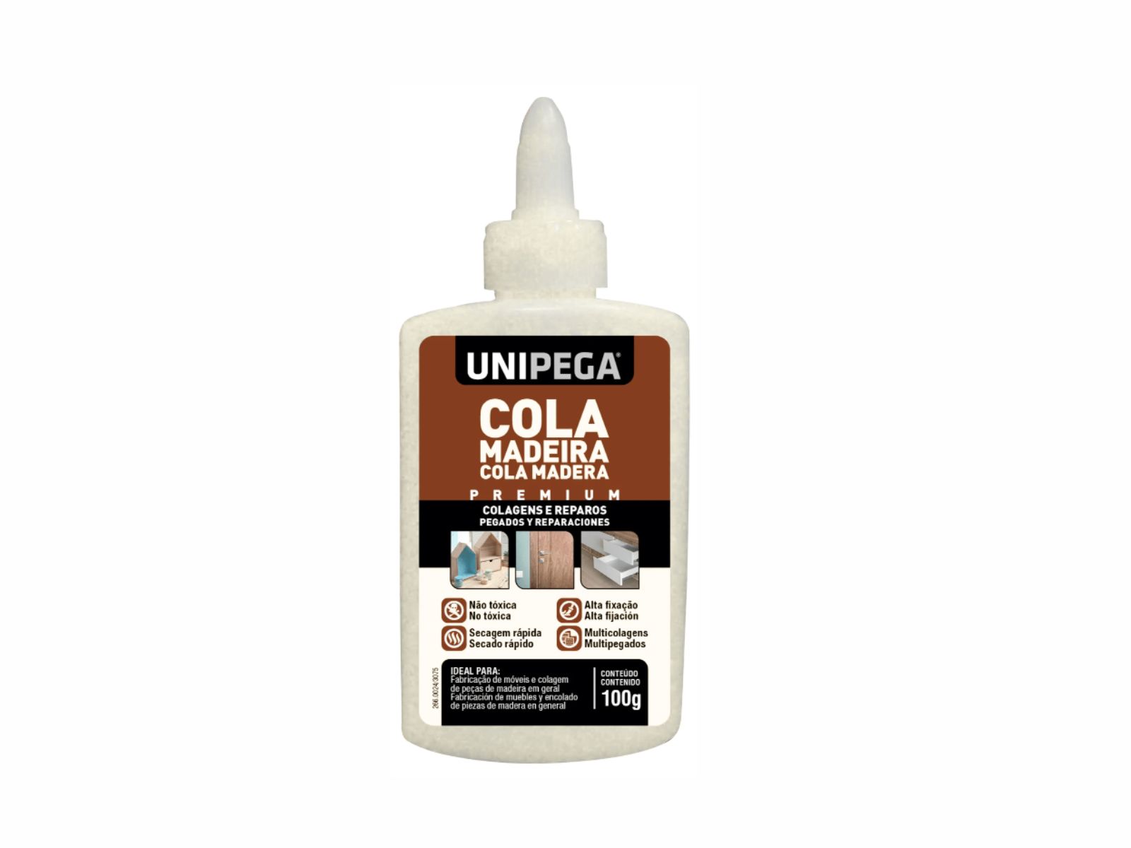 COLA DE MADEIRA UNIPEGA 100GR