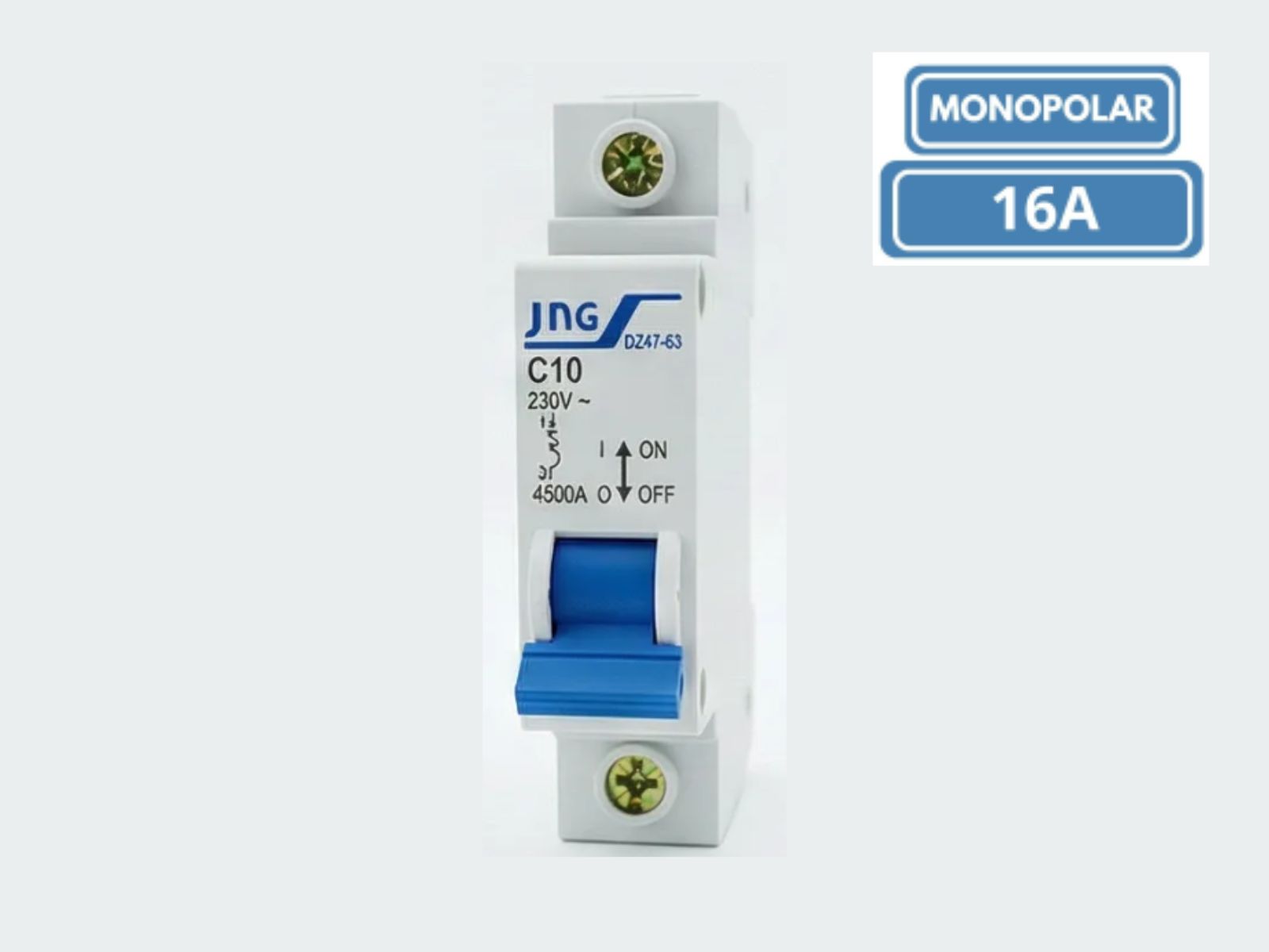DISJUNTOR DIN JNG  MONOPOLAR  DZ4763 C16A