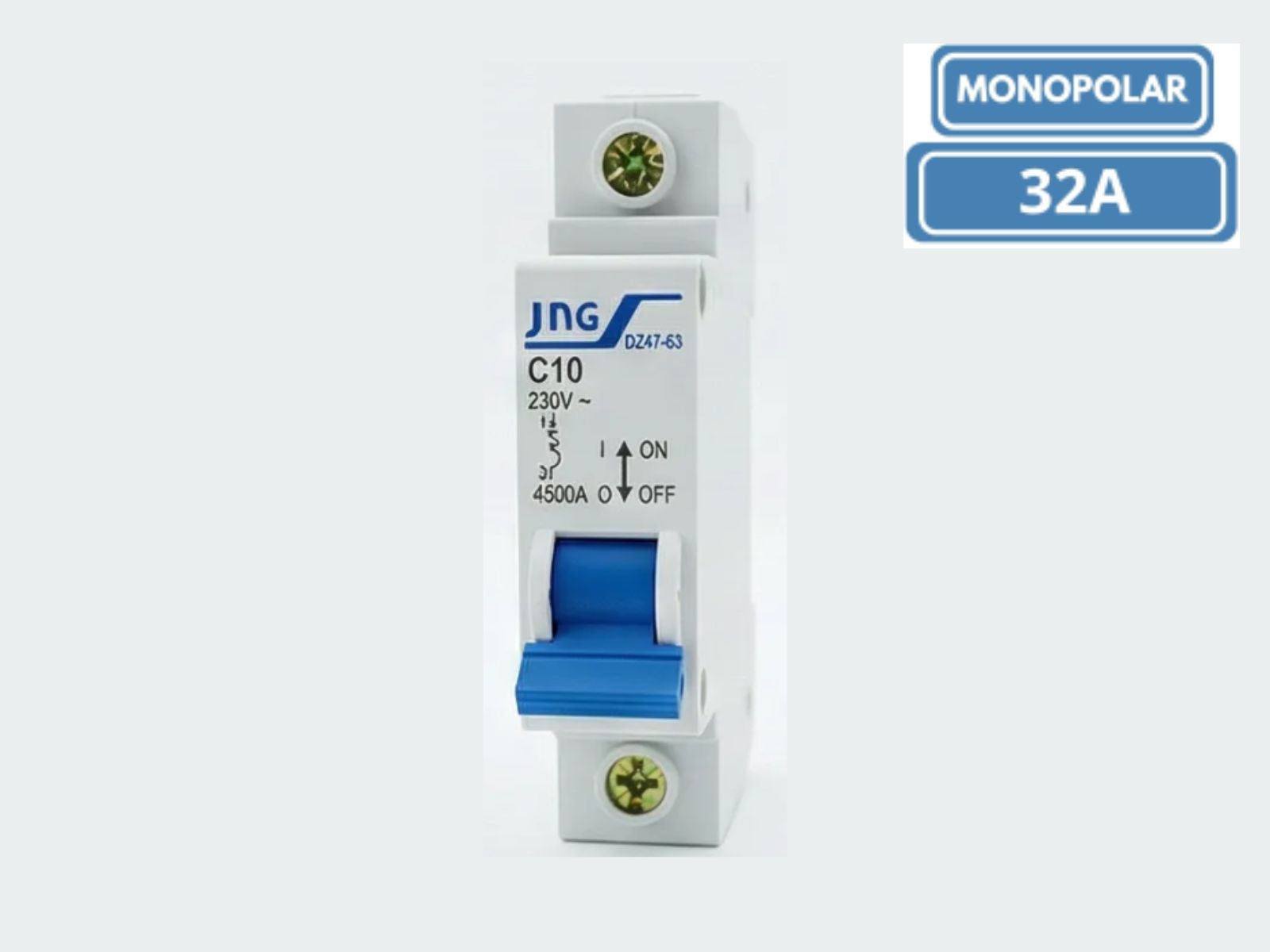 DISJUNTOR DIN JNG MONOPOLAR  DZ4763 C32A