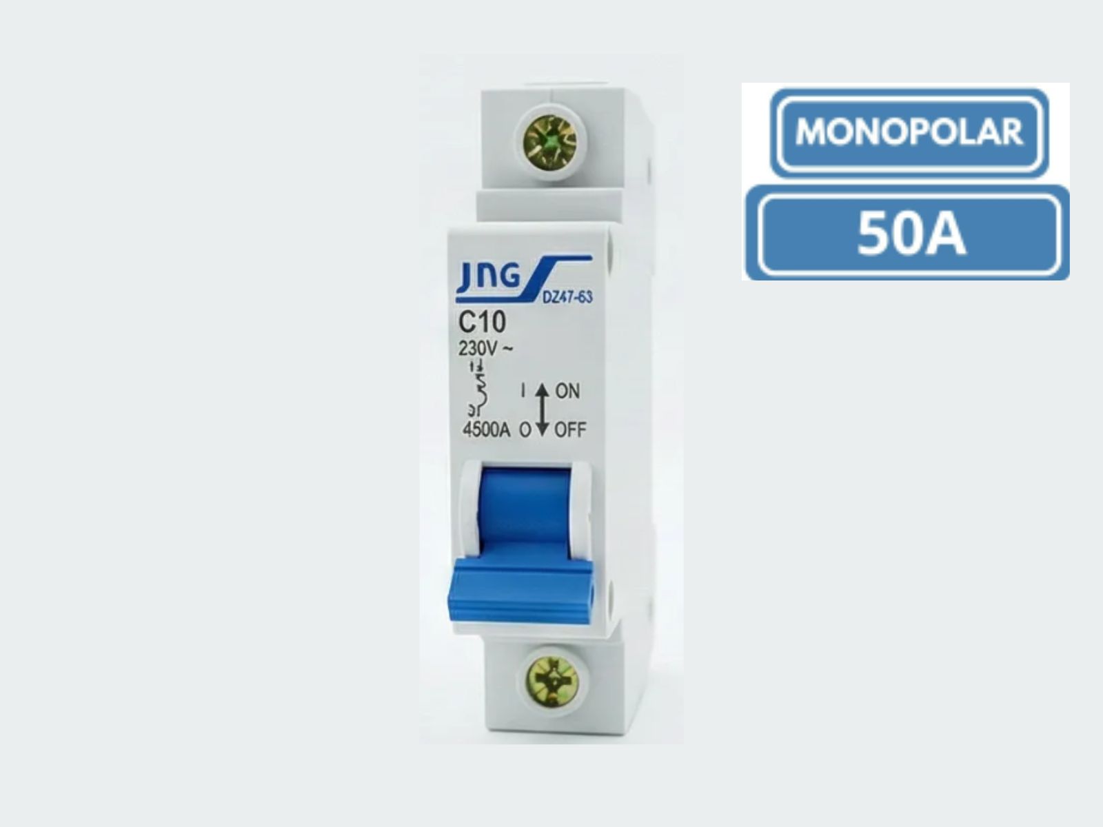 DISJUNTOR DIN JNG MONOPOLAR  DZ4763 C50A