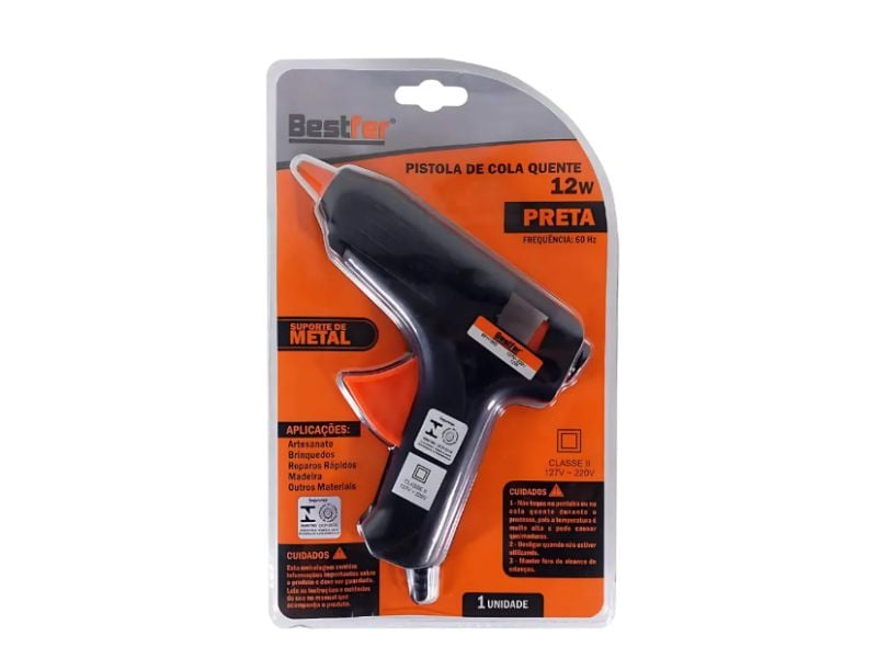 PISTOLA DE COLA QUENTE BESTFER 12W BFH1602