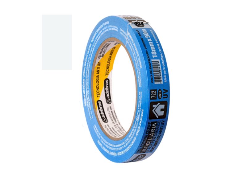 FITA CREPE AZUL ADELBRAS 24MM X 50MT 722