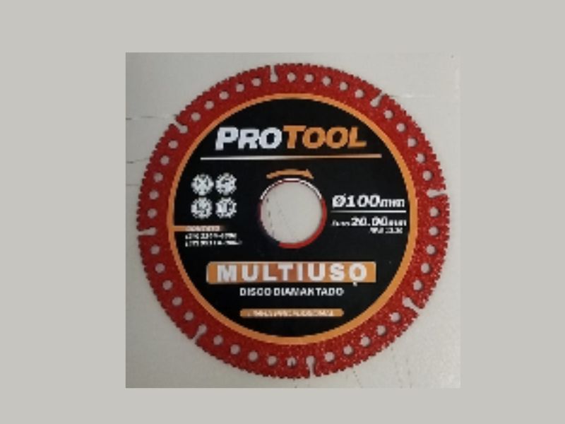 DISCO DIAMANTADO MULTIUSO PROTOOL 100MM