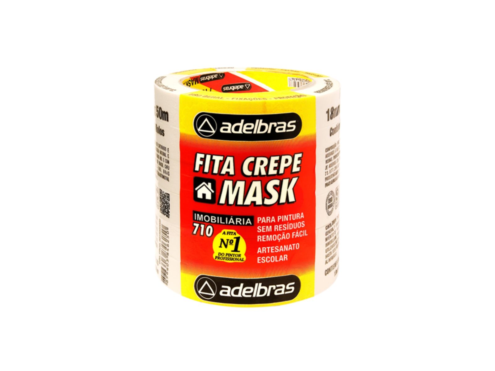 FITA CREPE ADELBRAS 24MM X 50MT 710