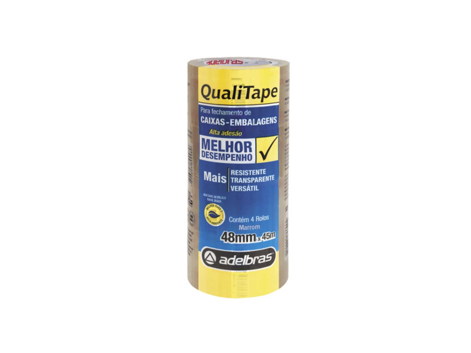 FITA DE EMPACOTAMENTO ADELBRAS MARROM 48MMX45MM