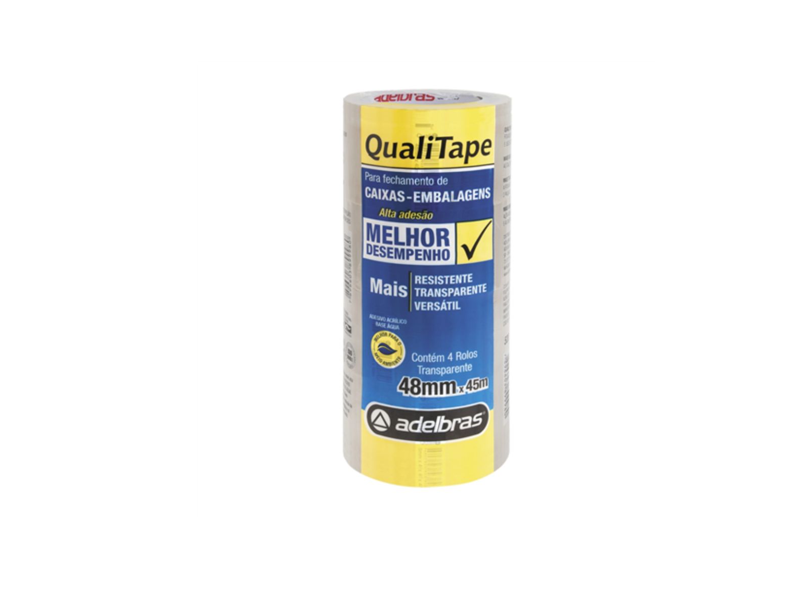 FITA DE EMPACOTAMENTO ADELBRAS TRANSPARENTE 48MMX45MM